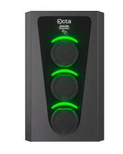 Комерційна зарядна станція Octa Energy SW322-S-S-S Smart Wall на 22кВт  (розетка 1ф + розетка 1ф + розетка 1ф)