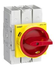 Выключатель нагрузки Chint NF2-40/3HRY (324122) красно-желтая ручка