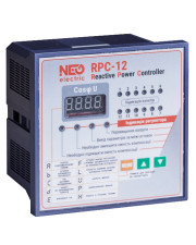 Регулятор реактивної потужності NEO RPC-12 control loop 6 ступенів 220В