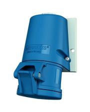 Настенная розетка Mennekes 16A3P 6H 230В IP44 (27001) синяя
