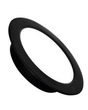 Круглый врезной светильник Eurolamp LED-DLR-7/4(new)(black) 7Вт 4000K