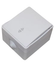 Проходной выключатель 1-кл. TNSy SURFACE IP54 белый (TNSy5001222)