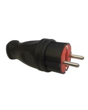 Вилка TNSy RUBBER R/B прямая с заземлением IP44 (TNSy5000914)