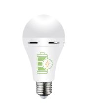 Аккумуляторная лампочка Евросвет Е27 LED CT-4229 АС9W DC3W 6400K (59314)