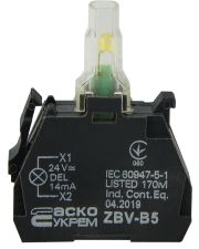 Контактний блок для кнопок TB5 Аско-Укрем ZBV-B5 24В (A0140010212)