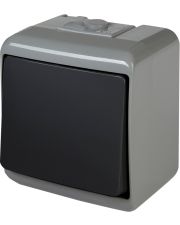 Выключатель 1-клавишный Eti Hermetics VHE-1-SRG IP54 серо-графитовый (4668096)