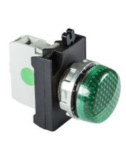 Сигнальная арматура EMAS CM090XY 12-30В AC/DC, металл IP65, зеленая
