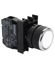 Кнопка керування без фіксації EMAS B100DB (1НВ) біла