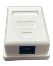 Однопортова розетка GEAR RJ45x1 UTP Cat.5e 8P8C