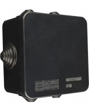 Розподільча коробка Аско-Укрем UAtmo Jet Black 85*85*50