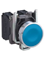 Металлическая кнопка Schneider Electric XB4BA61 Harmony XB4 синяя
