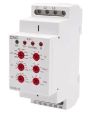 Реле контролю напруги CNC YCV8-10 M460 L1-L2-L3 АС 220-460В 2СО 8А АС1 250В/DC 24В (Б00045683)