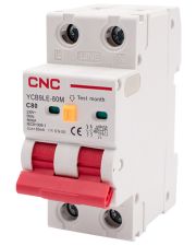 Дифференциальный выключатель CNC YCB9LE-80M C80А 1Р+N 6кА 30мА (Б00044020)