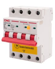 Диференційний вимикач CNC YCB9LE-80M C40А 3Р+N 6кА 30мА (Б00044025)