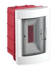 Встраиваемый пластиковый щит UEC ЩРВ-П-2 100х142х98мм IP40