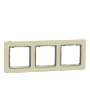 Рамка 3-постовая Schneider Electric Sedna Design матовая песочная SDD392803