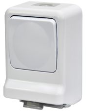 Розетка с выключателем ETI PRV-1 2Р+РЕ IP 44 10/16A 250В