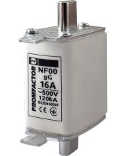 Запобіжник ножевий з плавкою вставкою Promfactor NF00.16A 500В 120kA