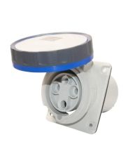 Встроенная силовая розетка GEWISS 10° IEC 309 HP IP67 2P+E 63A 230В 6ч (GW63249H)