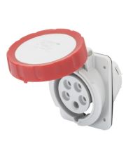 Встроенная силовая розетка GEWISS 10° IEC 309 HP IP67 3P+N+E 32A 400В 6ч (GW62243H)