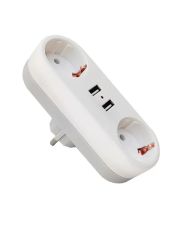 Сетевой разветвитель ElectrO B21U B2-1U 2 розетки 2 USB 16A 250В