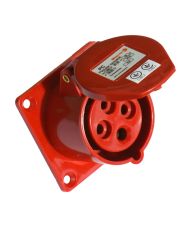Силовая стационарная розетка ElectrO PC314 (414) 3P+PE 16А 400В встроенная IP44