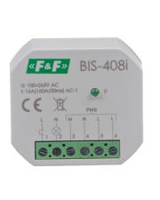 Бістабільне реле F&F BIS-408LED 165-265В AC 16А (защита від пускового току)