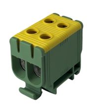 Клемма Promfactor FT 2Р Cu:2.5-50мм²/ Al:6-50мм² желто-зеленая FT1050G2