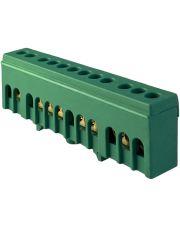 Шина заземления Promfactor FMD812GN на 12 отверстий 6x9мм²
