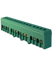 Шина заземления Promfactor FMD815GN на 15 отверстий 6x9мм²