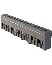 Фазная шина Promfactor FMD815GR на 15 отверстий 6x9мм²