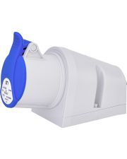 Настенный силовой разъем ETI 004482037 EZ-3232 IP44 (32A 230V 2P+PE)