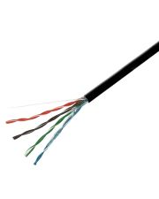 Мережевий кабель GEAR CAT.5E UTP CCA 4Px2x0.51 PVC+PE Outdoor з проволкою (305 м.)