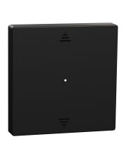 Клавіша KNX для модуля 1-кнопкового вимикача зі стрілками вгору/вниз Merten System M, MEG5215-0403 (матова чорна)