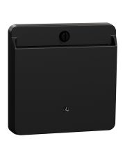 Центральная панель карточного выключателя Merten System M, MEG3854-0403 черная матовая