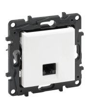 Механизм розетки компьютерной RJ-45 UTP Cat.5e Legrand Niloe Step белый