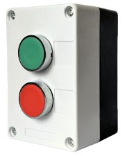 Двухместный пост управления Promfactor FP4-BOX2W012 с металлическими кнопками