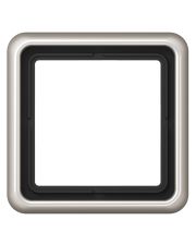 Рамка 1-постова Jung CD 500 CD581PT платина