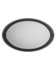 Чорний світильник Lena Lighting Eliptic 60Вт E27 з матовим розсіювачем (30808355)