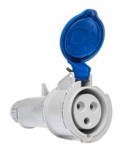 Кабельная розетка IDE MUNDIAL 2P+E 32A 200-250В IP44