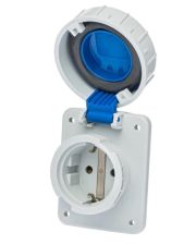 Настенная розетка IDE SCHUKO 2P+E 16A 250В IP67