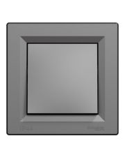 Одноклавішний вимикач Schneider Electric Asfora EPH0100271 (антрацит)