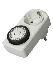 Розеточный таймер UEC РТМ-1 30хв-24г 16А IP20 (ERT-20-1-16-S-30-0-20-U)