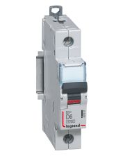 Автоматичний вимикач Legrand  DX³ MCB DX3 6000A 1P 6A (407967)