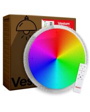 Стельовий світильник Vestum CRYSTAL зоряне небо 60Вт 395x60мм 3000К-6500К RGB
