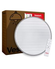 Світильник Vestum GRILL зоряне небо 60Вт 375x60мм 3000К-6500К срібло