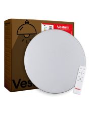 Стельовий світильник Vestum STARLIGHT зоряне небо 60Вт 375x60мм 3000К-6500К чорний