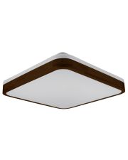 Матовий світильник Vestum GLOW 60Вт 391x391x65мм 3000К-6500К махагон