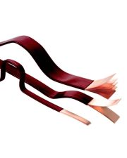Шина медная гибкая в изоляции Vector VS WAVE 24×5х1 L2000мм 495A (WVS-2451)