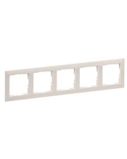 Рамка 5-постовая Legrand SUNO (песчаный) 721535